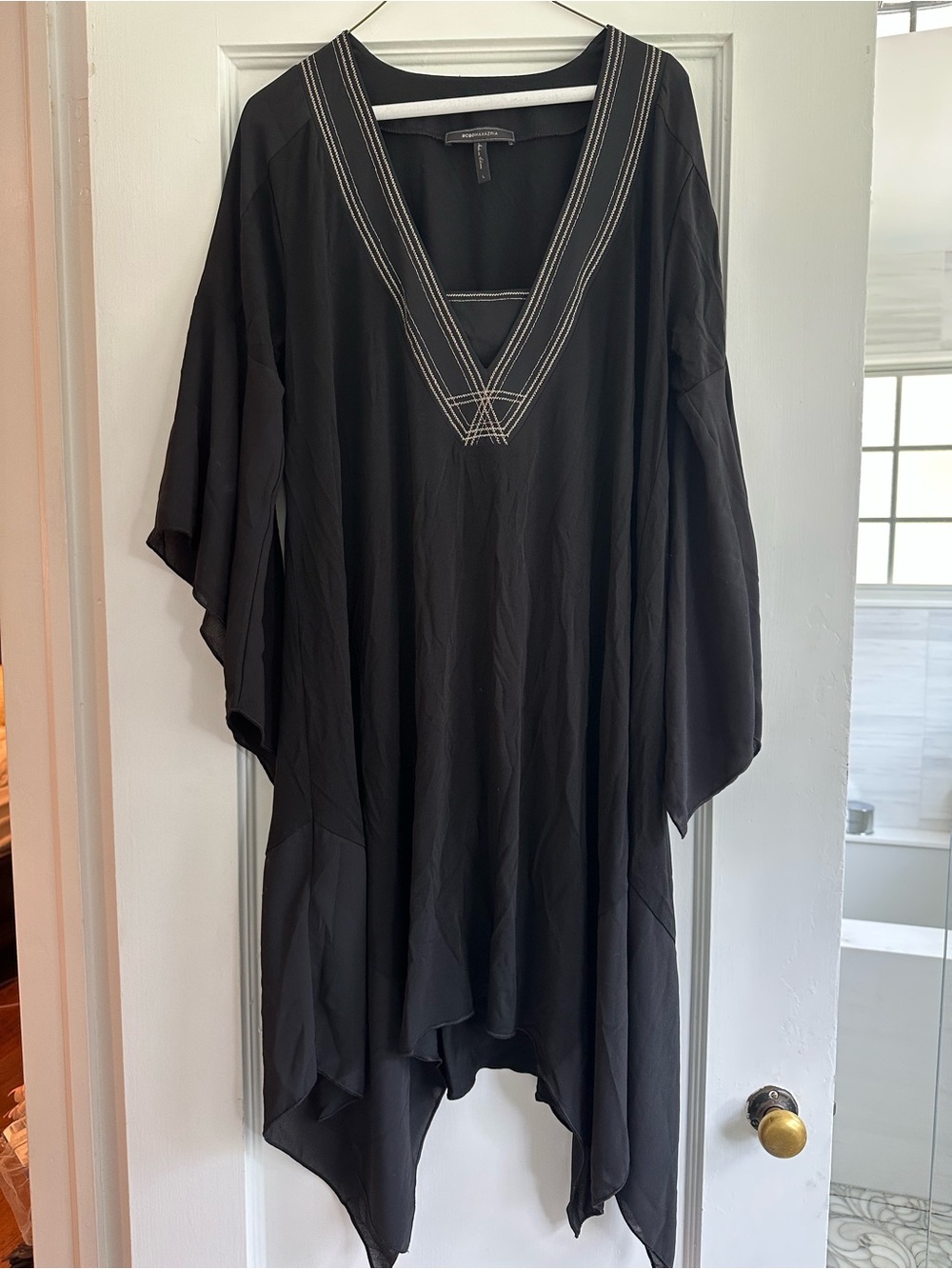 BCBGMaxAzria Black Dress with Stitching